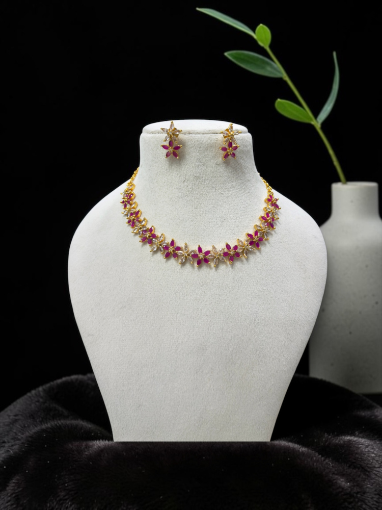 Assamese Jewellery (Pink and White)
