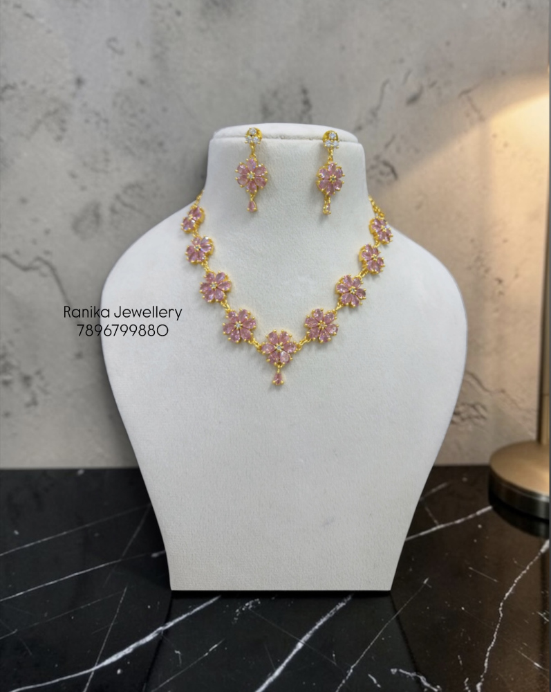 Assamese jewellery (Baby Pink)