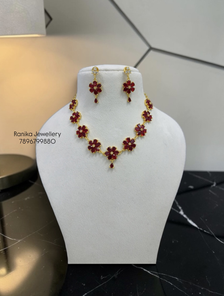Assamese jewellery(Red)
