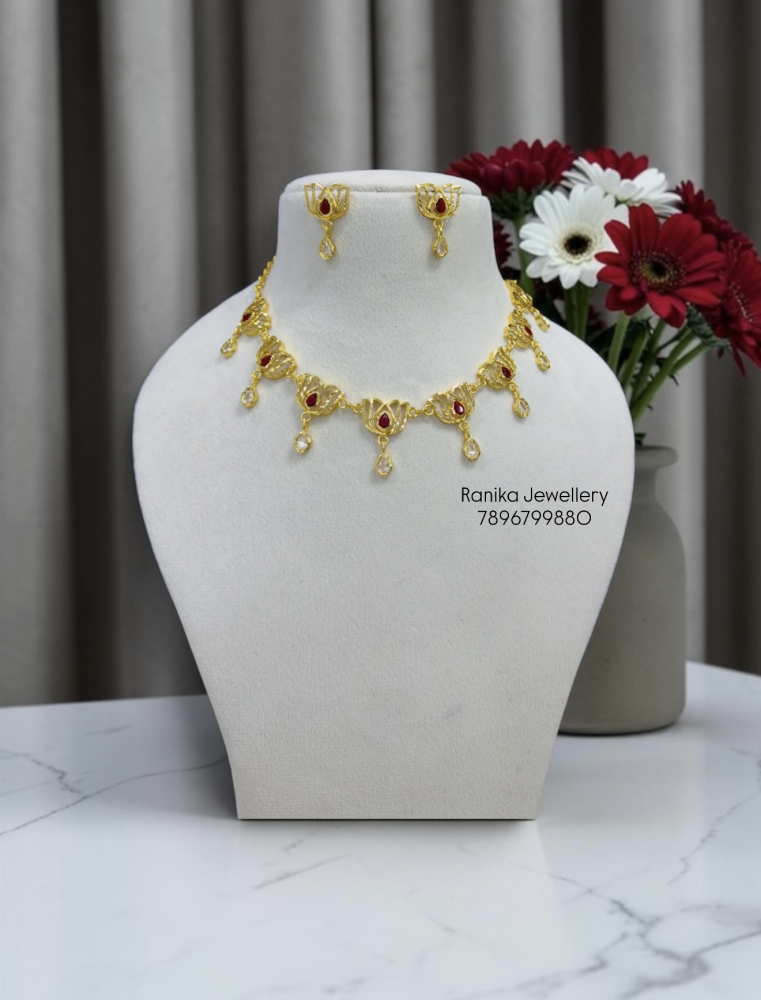 Assamese jewellery(Red)