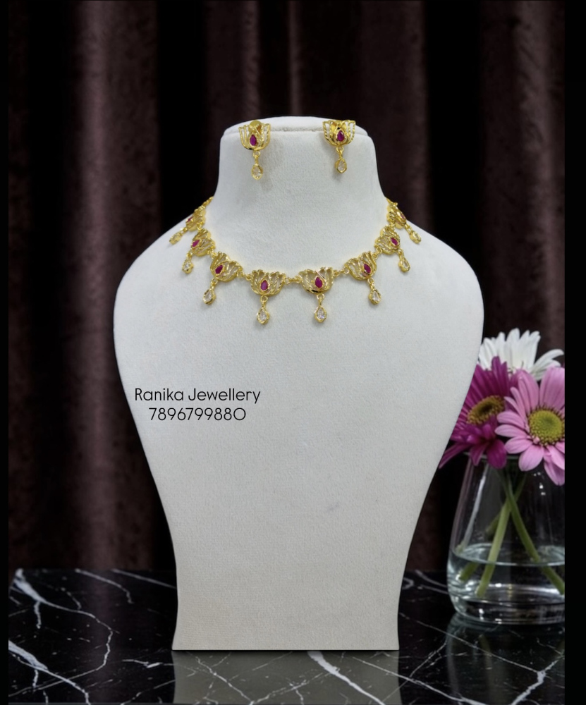 Assamese jewellery(Ruby pink)