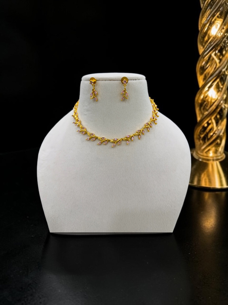 Assamese jewellery (Baby pink)