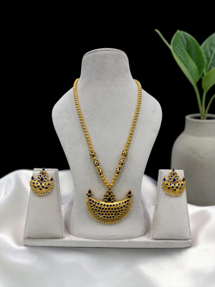 Assamese Jewellery (Royal Blue)